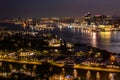 Nightly view of Amsterdam