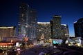 NIGHTLY VIEW OF LAS VEGAS BUSINESS