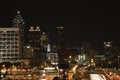 Nightscape of Atlanta Royalty Free Stock Photo