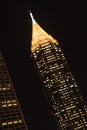 Nightscape of Atlanta Royalty Free Stock Photo