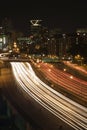 Nightscape of Atlanta, Georgia skyline.