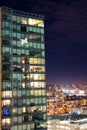 Nightscape Building - San Francisco Royalty Free Stock Photo