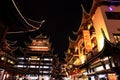 Nightscape of China historic town Royalty Free Stock Photo