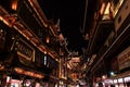 Nightscape of China historic town Royalty Free Stock Photo