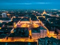 Nightscape of european city Timisoara