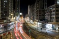 Nightscape of Yuen Long Main Street, Hong Kong