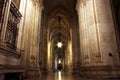 Nightshot of the archway in Vienna Townhall