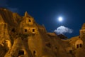 Nightshot of goreme cappadocia Royalty Free Stock Photo