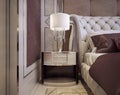 Nightstands and bedside tables in a luxurious classic style