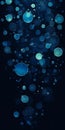 Nighttime Bliss: A Serene Android Background of Floating Bubbles