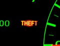 Nighttime Car Theft Royalty Free Stock Photo