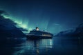 Nighttime Cruise Under the Magical Northern Lights
