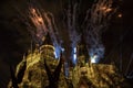 The Nighttime Lights At Hogwarts Royalty Free Stock Photo