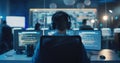 Nighttime Programmer Working