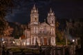 Nighttime Serenity at Bom Jesus Sanctuary in Braga