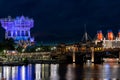 Nighttime Tower of Terror at Tokyo Disney Sea