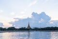 Nighttime View of Wat Phra Mahathat Kaen Nakhon, Wat Nong Waeng,