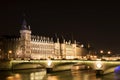 Nightview of Bastille Prison Royalty Free Stock Photo