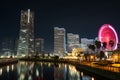 Nightview of Minato Mirai area