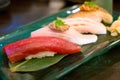 Nigiri sushi set Royalty Free Stock Photo