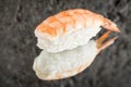 Nigiri sushi with shrimp Royalty Free Stock Photo