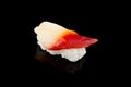 Nigiri Sushi or Surf Sushi Royalty Free Stock Photo