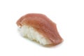 Nigiri sushi with tuna isolated on white background Royalty Free Stock Photo