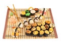 Nigirizushi and baked sushi composition