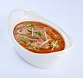 Nihari or Nehari is a tender meat stew. Cooked in various spices on low heat.