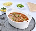 Nihari or Nehari is a tender meat stew. Cooked in various spices on low heat.