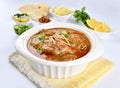 Nihari or Nehari is a tender meat stew. Cooked in various spices on low heat.