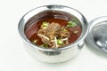 Nihari, Delicious and Spicy Tender Meat Curry on white background