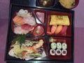 Meal at Nihonbashi Restaurant, Colombo. Traditional Japanese.