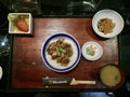 Meal at Nihonbashi Restaurant, Colombo. Traditional Japanese.