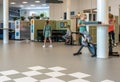 NIJMEGEN / NETHERLANDS-SEPTEMBER 13, 2019: Modern school building for children up to 12 years old. The children are busy carrying