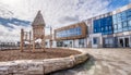 NIJMEGEN / NETHERLANDS-SEPTEMBER 13, 2019: Modern school building for children up to 12 years old. The exterior facades are sleek