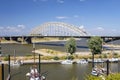 The river `Waal` at Nijmegen, Gelderland, the Netherlands.