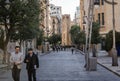 Nijmeh Square in Beirut, Lebanon Royalty Free Stock Photo