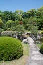 Nijo Castle Gardens, Kyoto Royalty Free Stock Photo