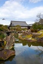 Nijo Castle Japanese garden Royalty Free Stock Photo