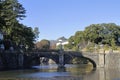 Nijubashi bridge of Edo castle Royalty Free Stock Photo