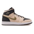 Nike Air Jordan 1 Ret Hi Prem HC GG beige, black and gold sneaker