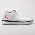 Nike Air Jordan XXXI Low white, black and red sneaker