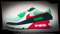 Nike Air Max 90 Christmas - iconic 90s sports shoe with visible air unit in the heal fashion and cultural icon