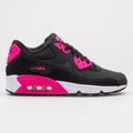 Nike Air Max 90 Leather black, pink and white sneaker