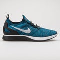 Nike Air Zoom Mariah Flyknit Racer blue, black and white sneaker