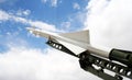 A Nike Ajax Missile and Launcher Royalty Free Stock Photo