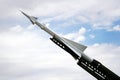 A Nike Ajax Missile and Launcher Royalty Free Stock Photo