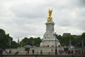 Nike Goddess of Victory Statue on the Victoria Monument Memorial outside Buckingham Palace, London