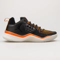 Nike Jordan DNA LX black, orange and sail sneaker